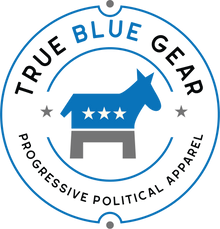 true blue gear progressive political democrat t-shirts tshirts mugs joe biden kamala harris liberals spunky swag democratic
