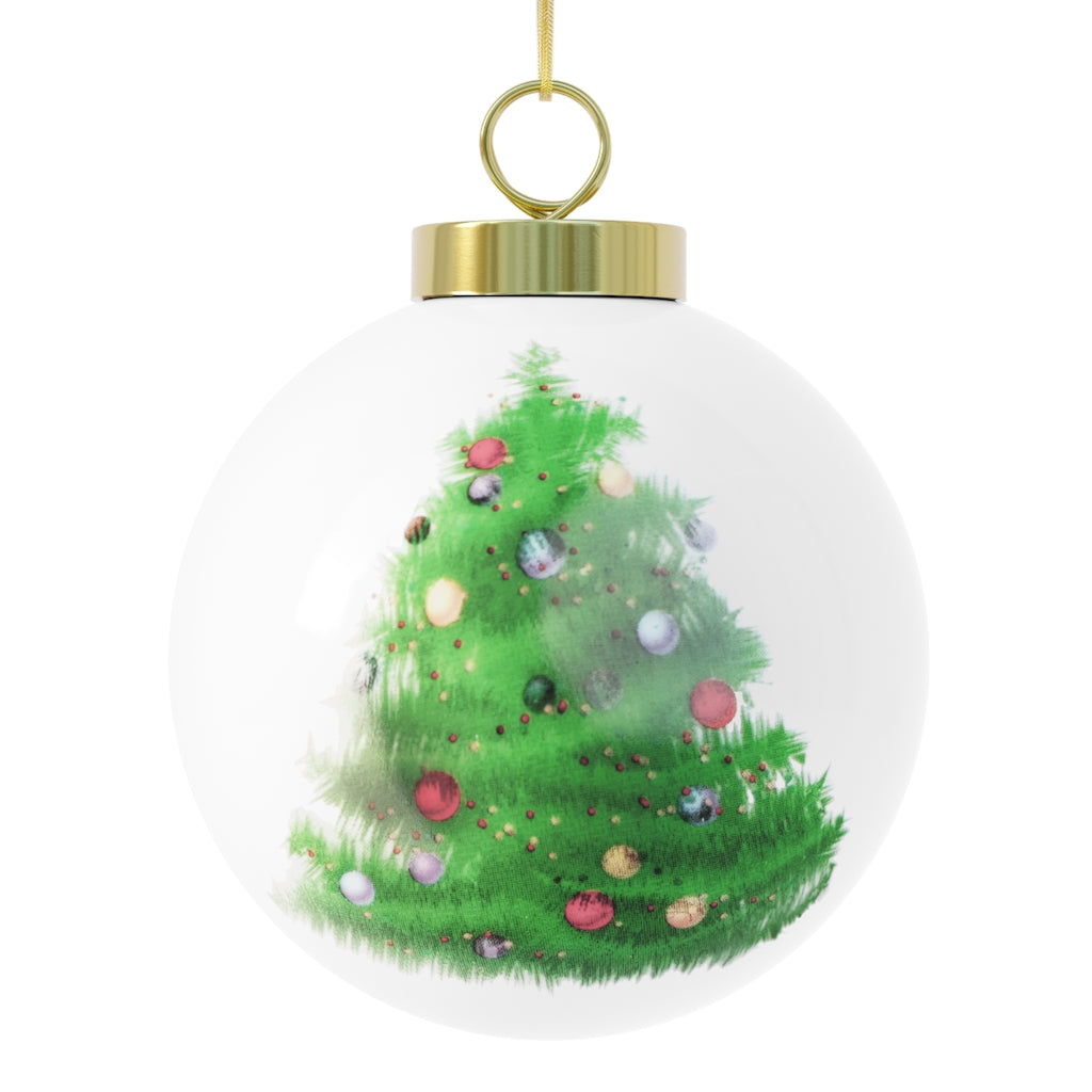 RBG "Dissent" Christmas Ball Ornament