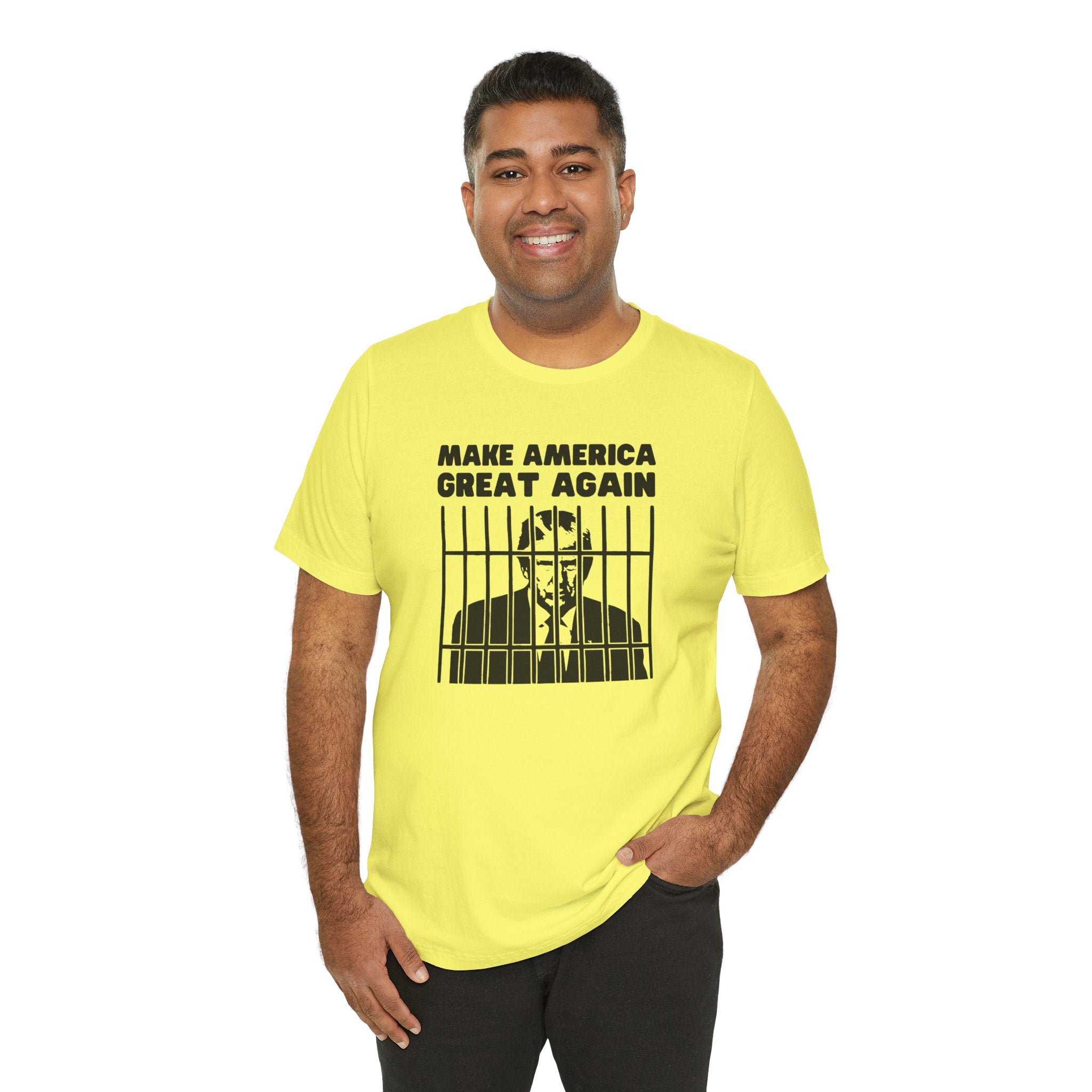 Trump Behind Bars T-Shirt – Unisex