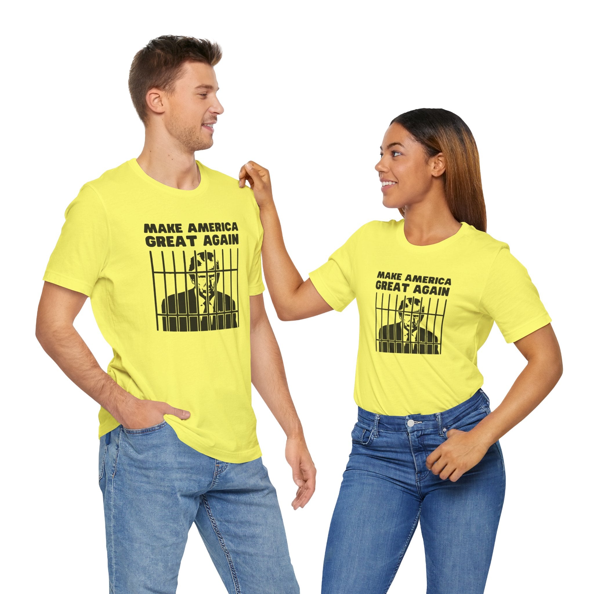 Trump Behind Bars T-Shirt – Unisex