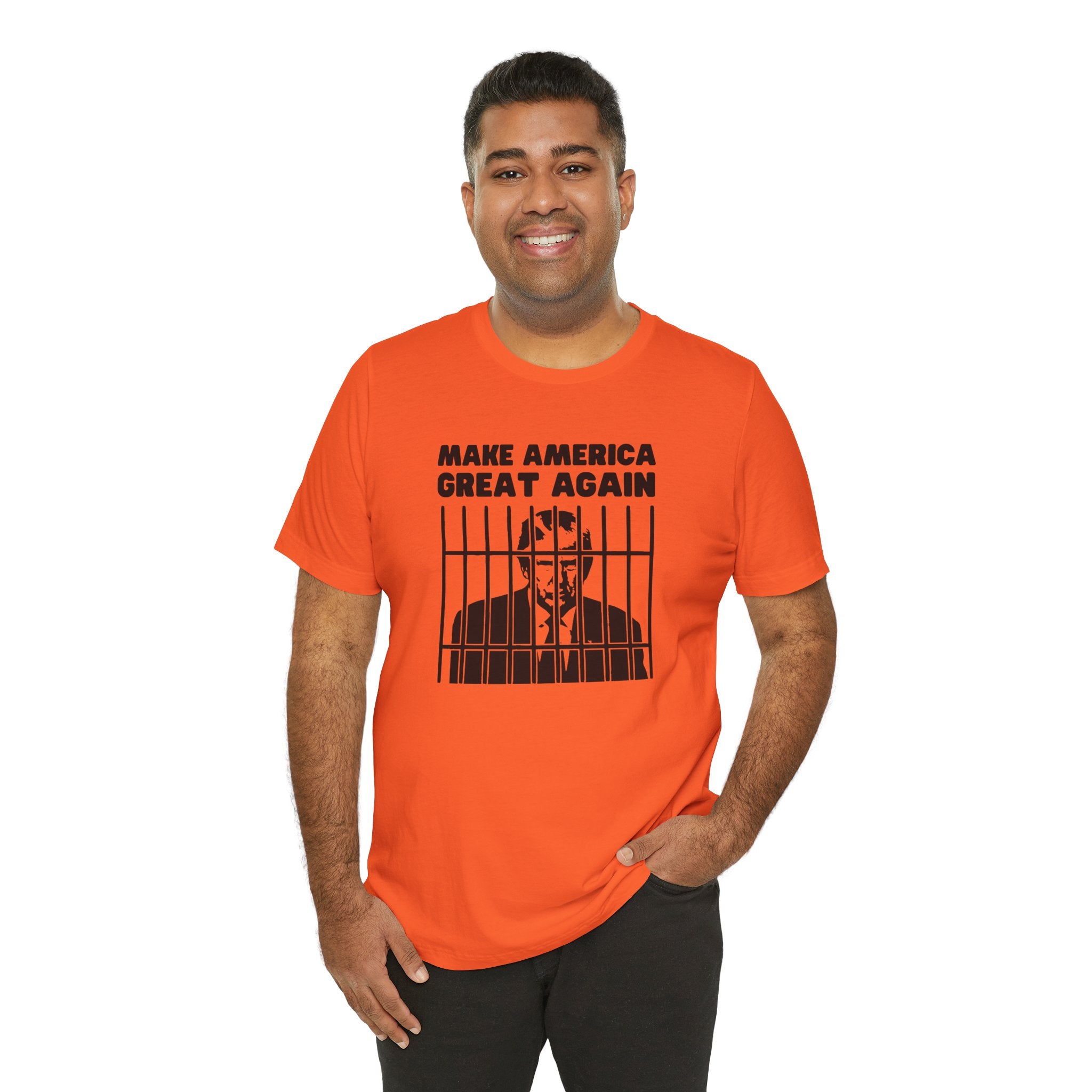 Trump Behind Bars T-Shirt – Unisex