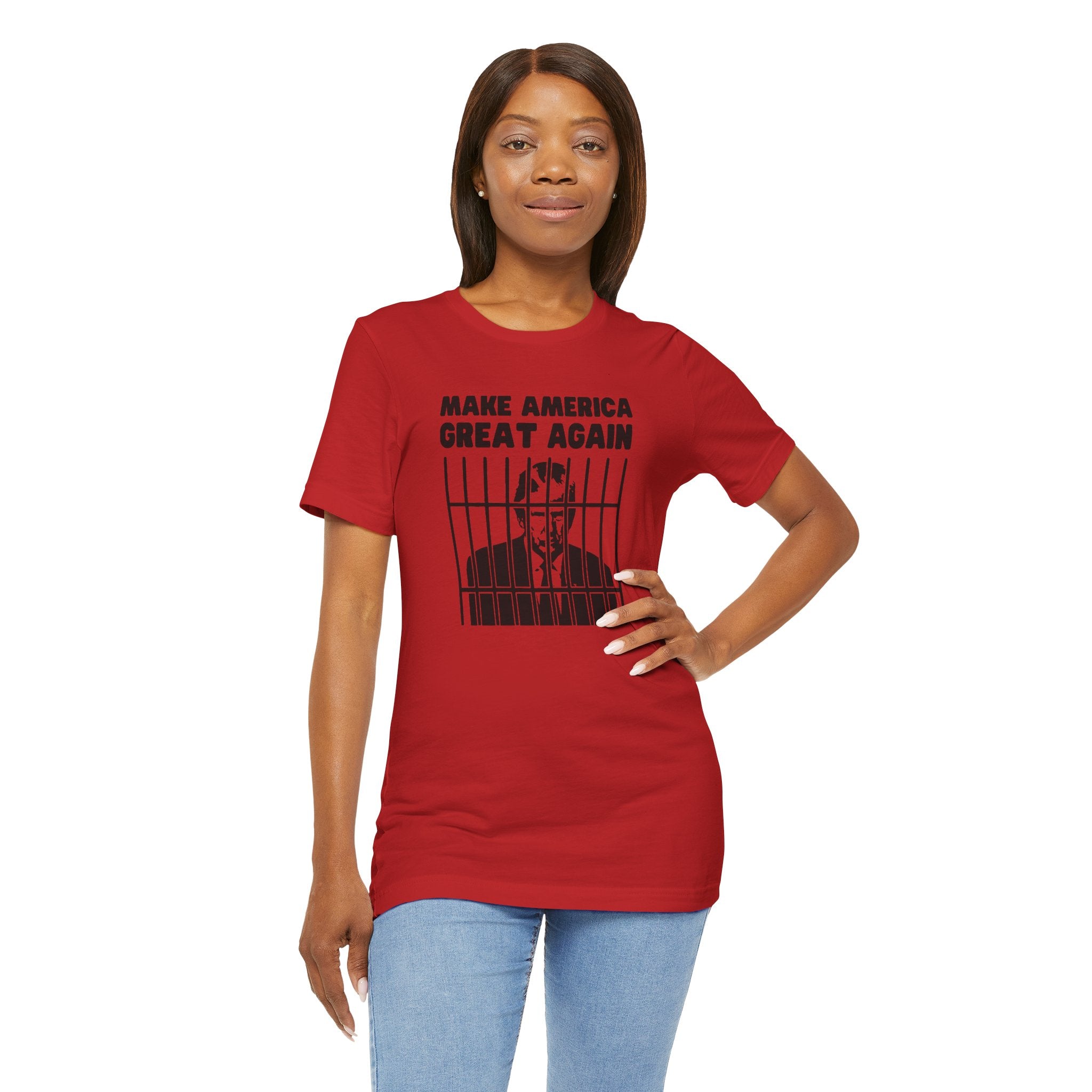 Trump Behind Bars T-Shirt – Unisex