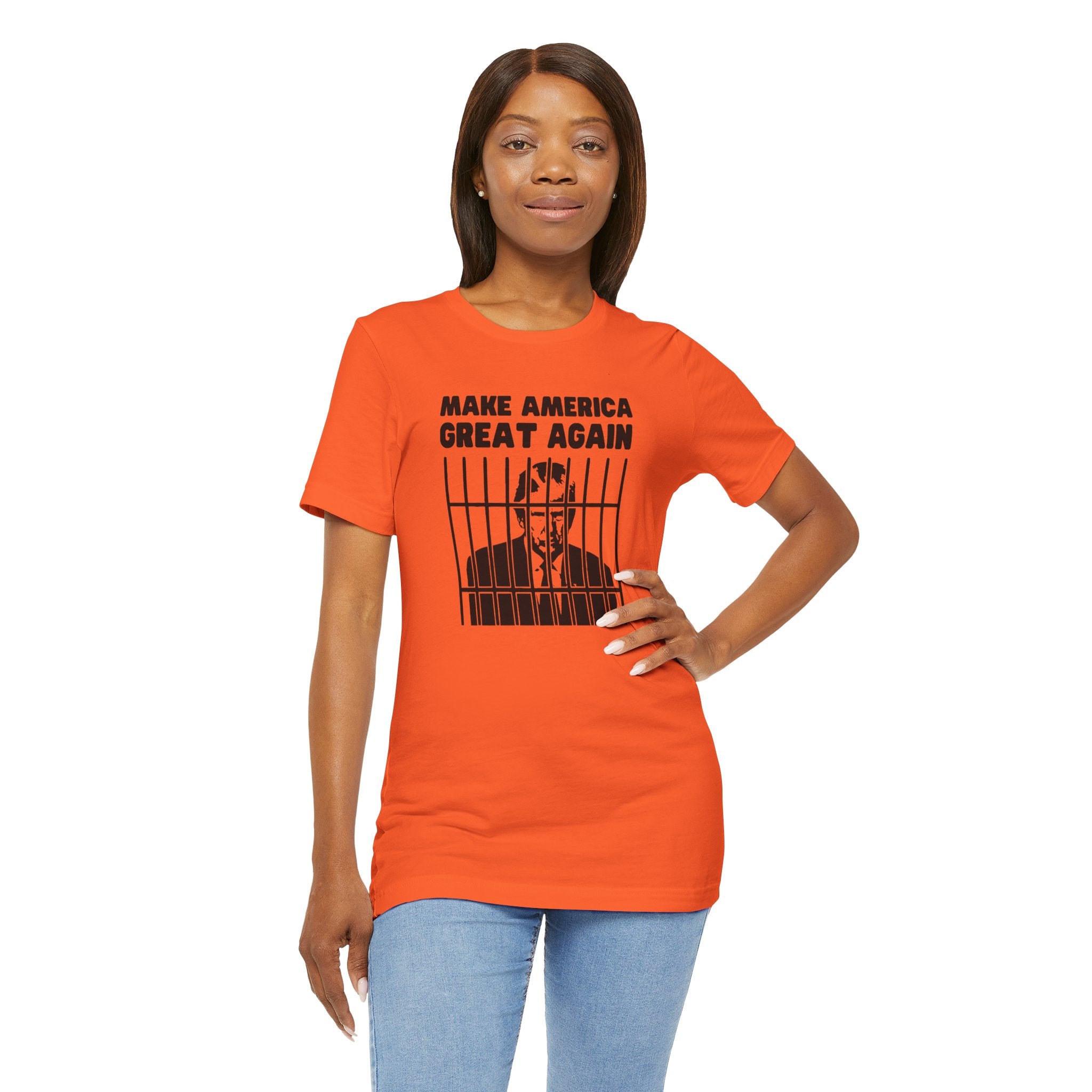 Trump Behind Bars T-Shirt – Unisex