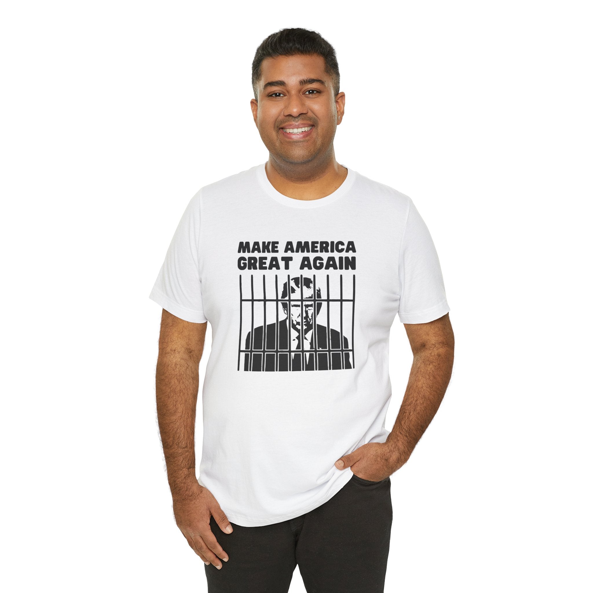 Trump Behind Bars T-Shirt – Unisex