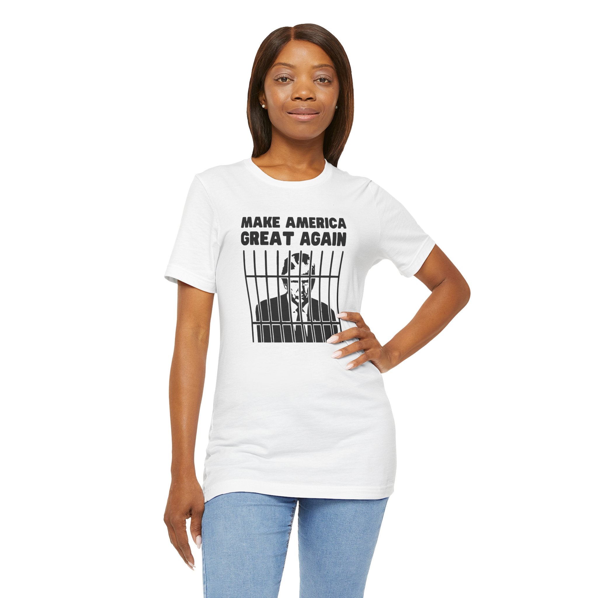 Trump Behind Bars T-Shirt – Unisex