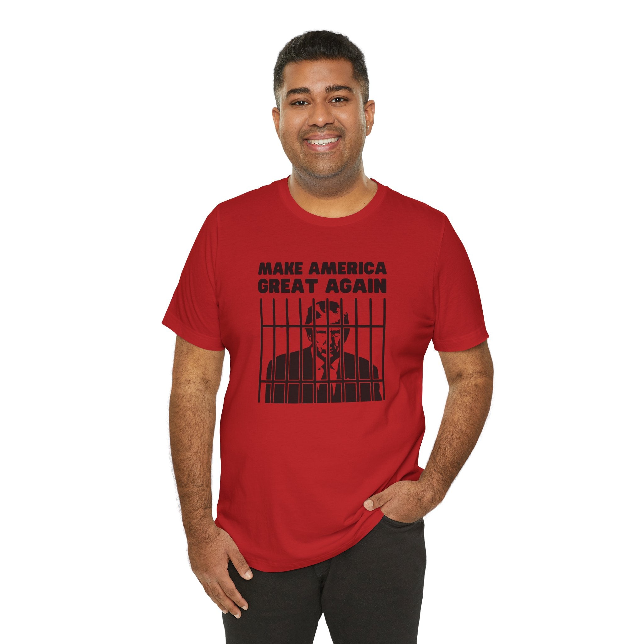 Trump Behind Bars T-Shirt – Unisex