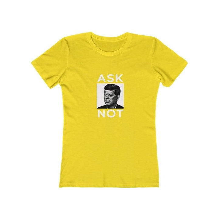 "JFK Ask Not" Women's Tee - True Blue Gear