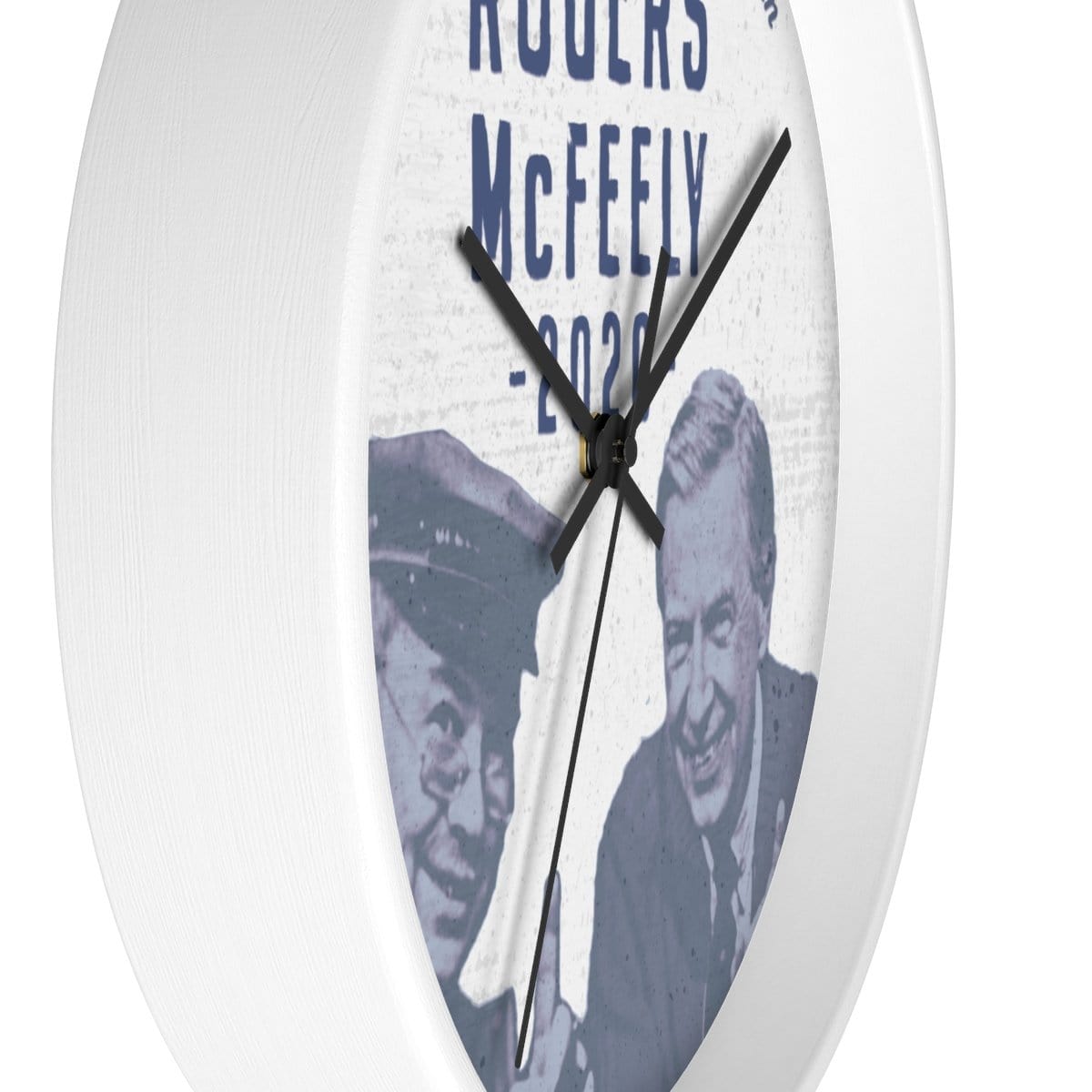 "Rogers/McFeely 2020" Wall clock - True Blue Gear