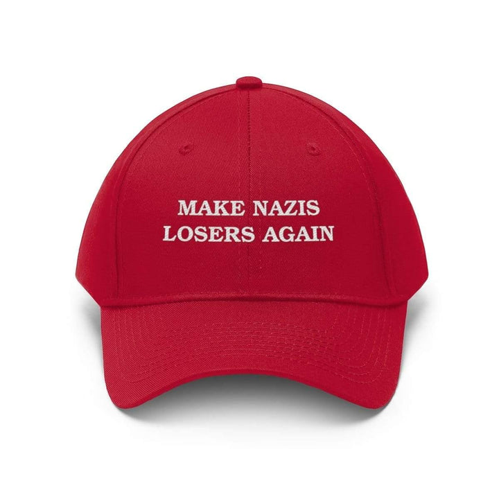 "Make Nazis Losers Again" Unisex Twill Hat - True Blue Gear