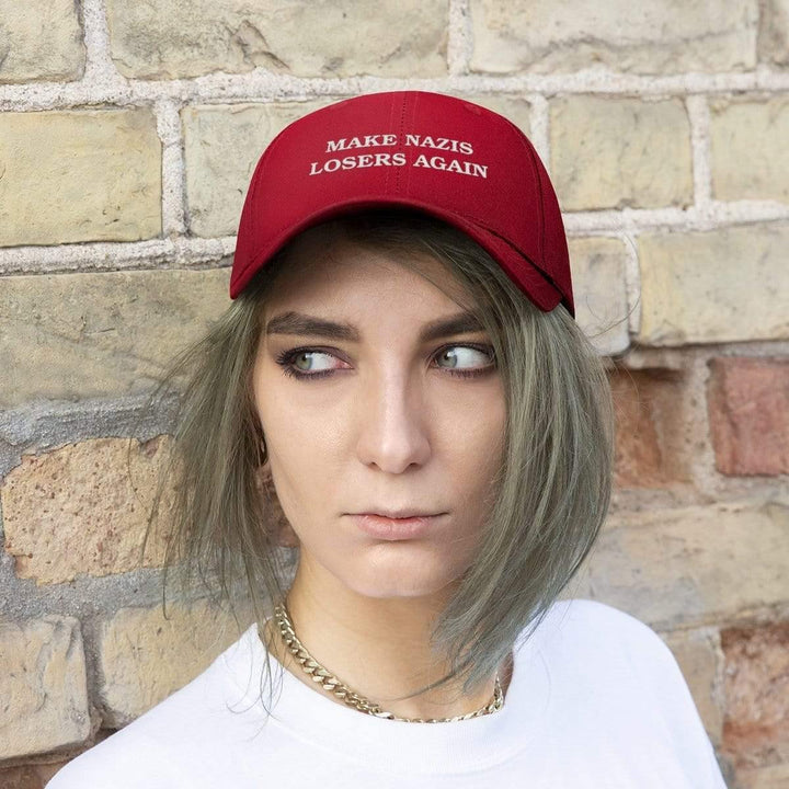 "Make Nazis Losers Again" Unisex Twill Hat - True Blue Gear