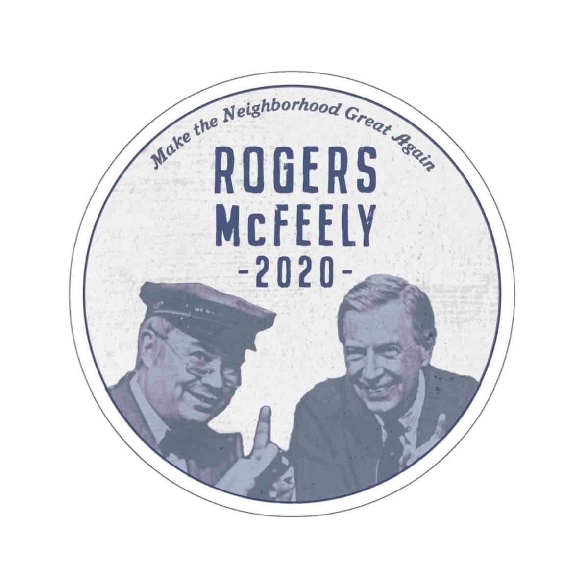 "Rogers/McFeely 2020" Kiss-Cut Stickers - True Blue Gear