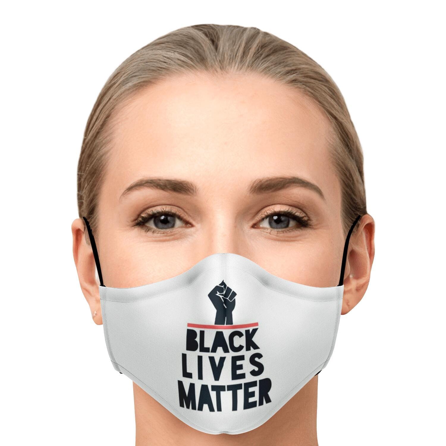 Black Lives Matter Face Mask (White) - True Blue Gear