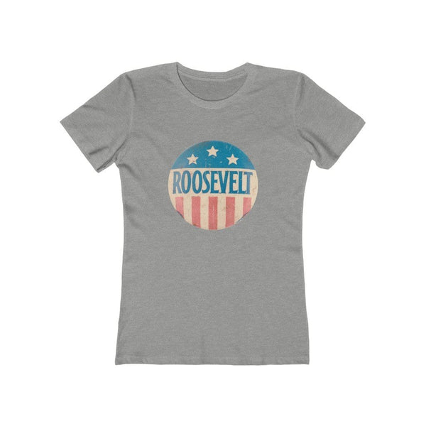 "Roosevelt" Campaign Button Women's Tee - True Blue Gear