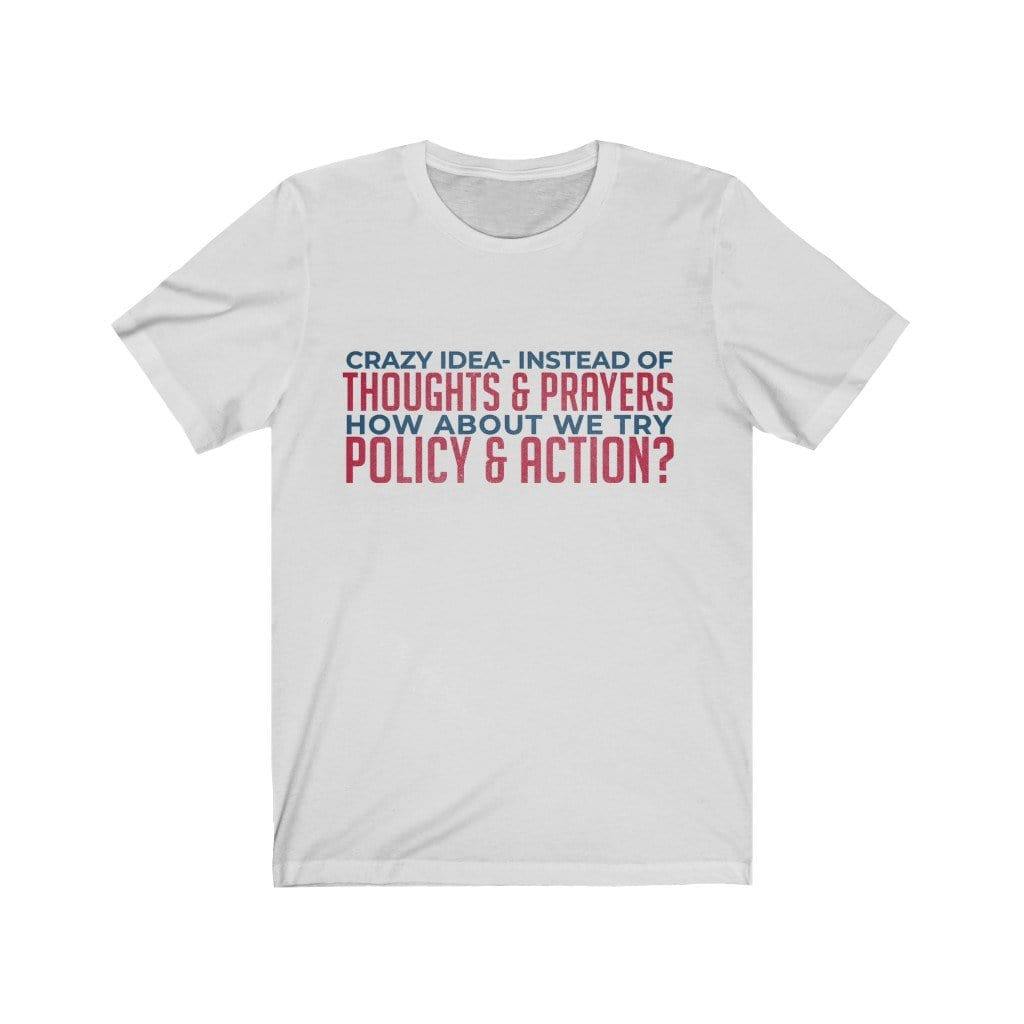 "Policy and Action" Unisex Tee - True Blue Gear