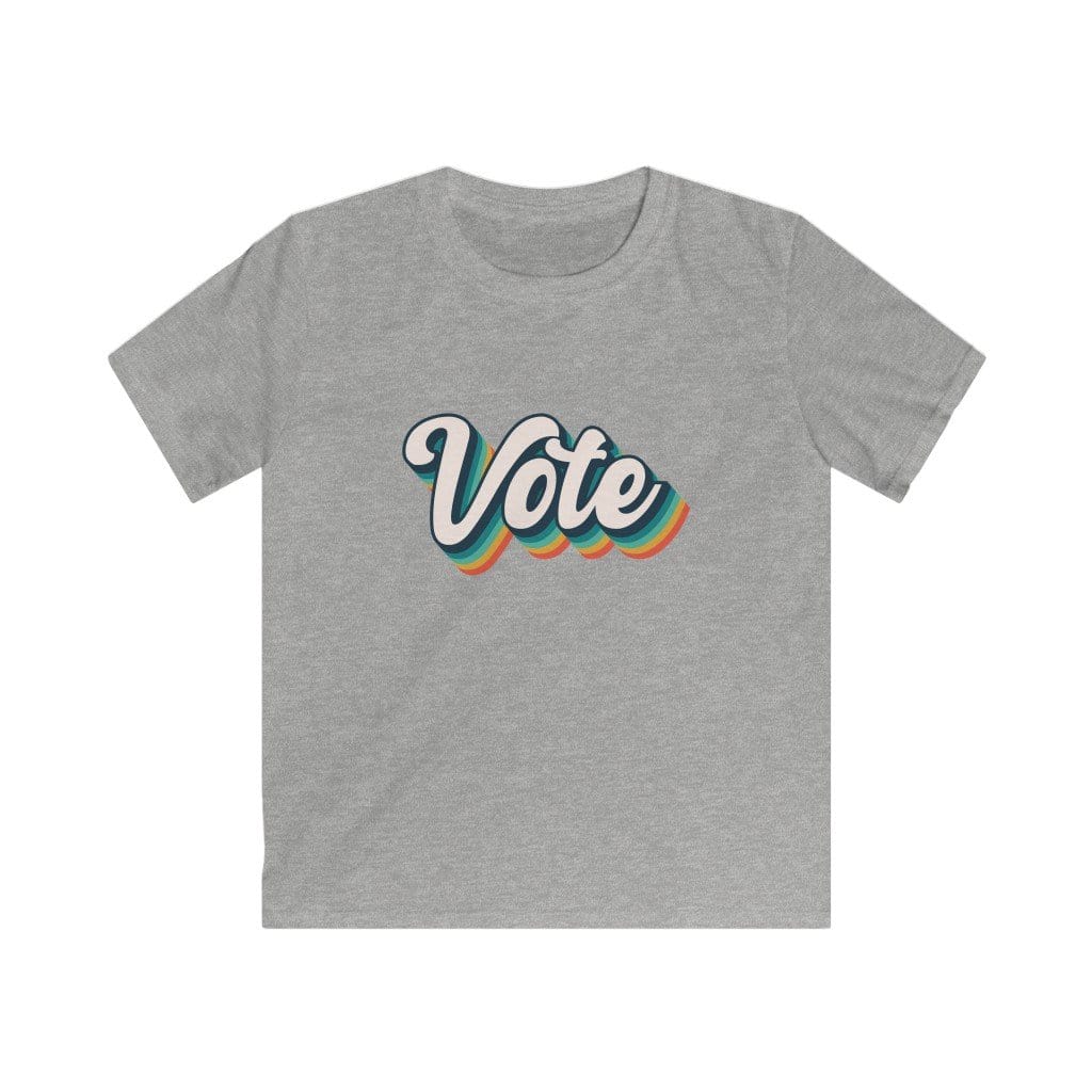 "Vote" Kids Softstyle Tee - True Blue Gear