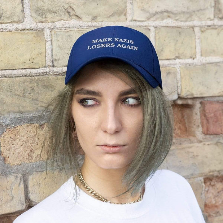 "Make Nazis Losers Again" Unisex Twill Hat - True Blue Gear