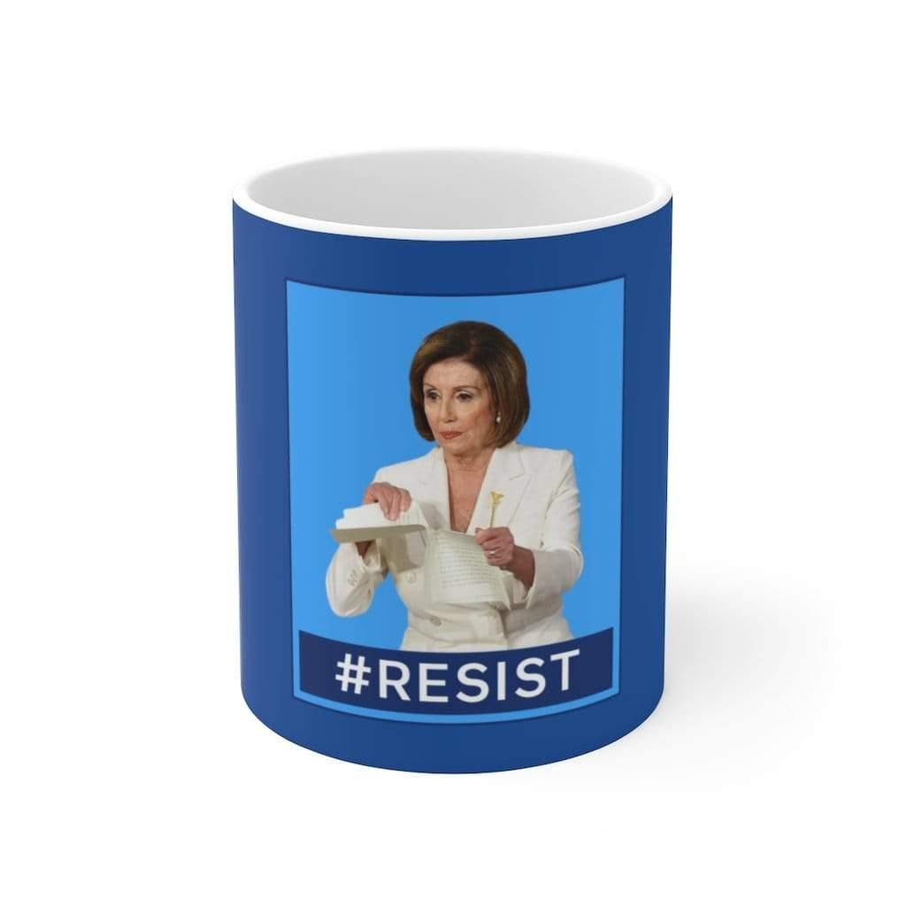 "Pelosi: Resist" Ceramic Mug - True Blue Gear