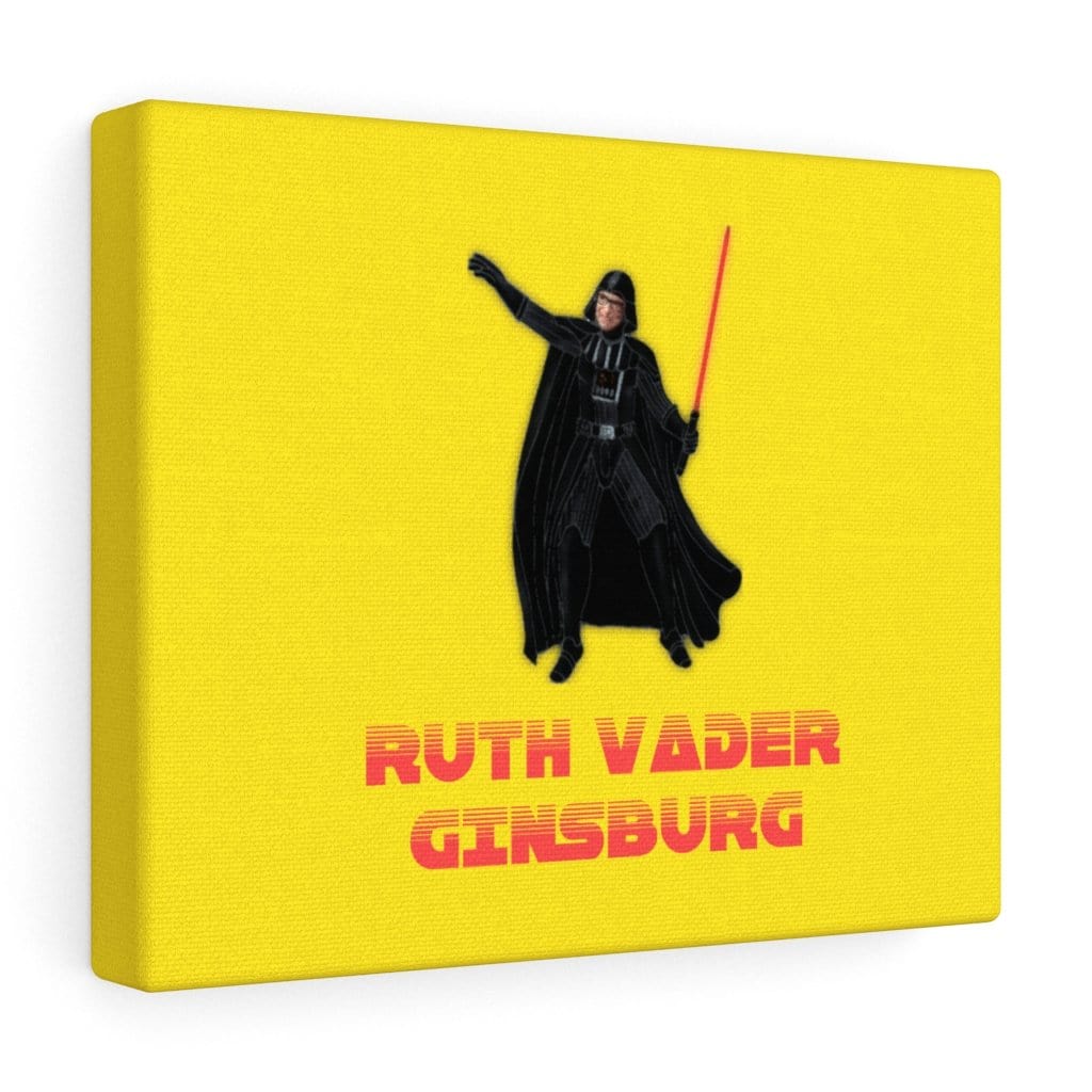 Ruth Vader Ginsburg Canvas Gallery Wraps - True Blue Gear