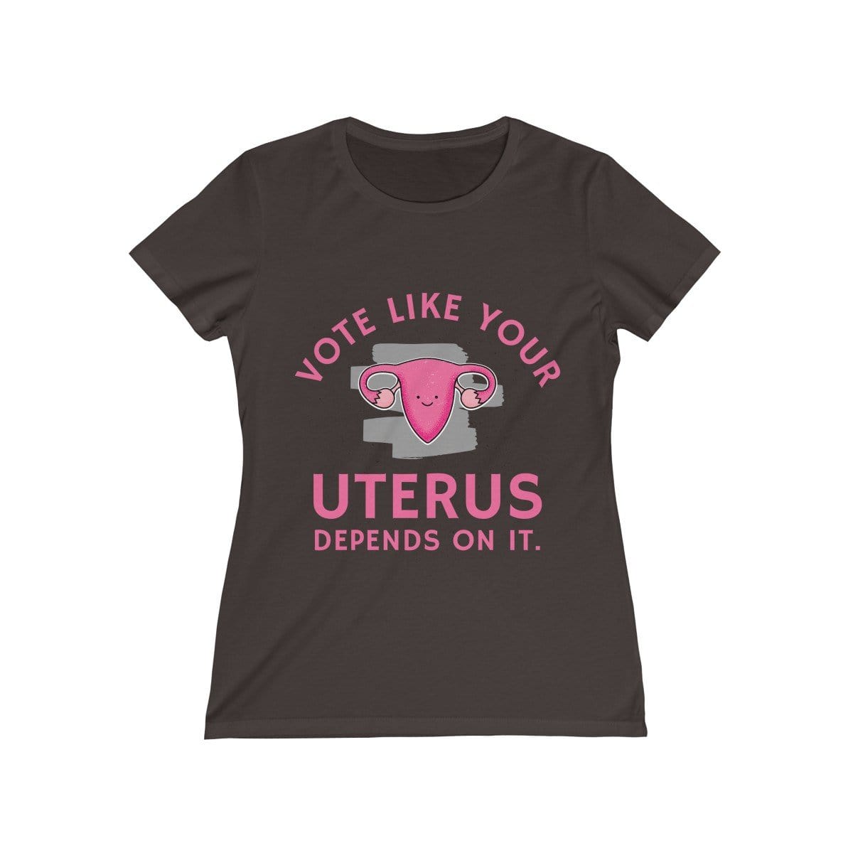 "Vote Like Your Uterus Depends On It" Women's Tee - True Blue Gear