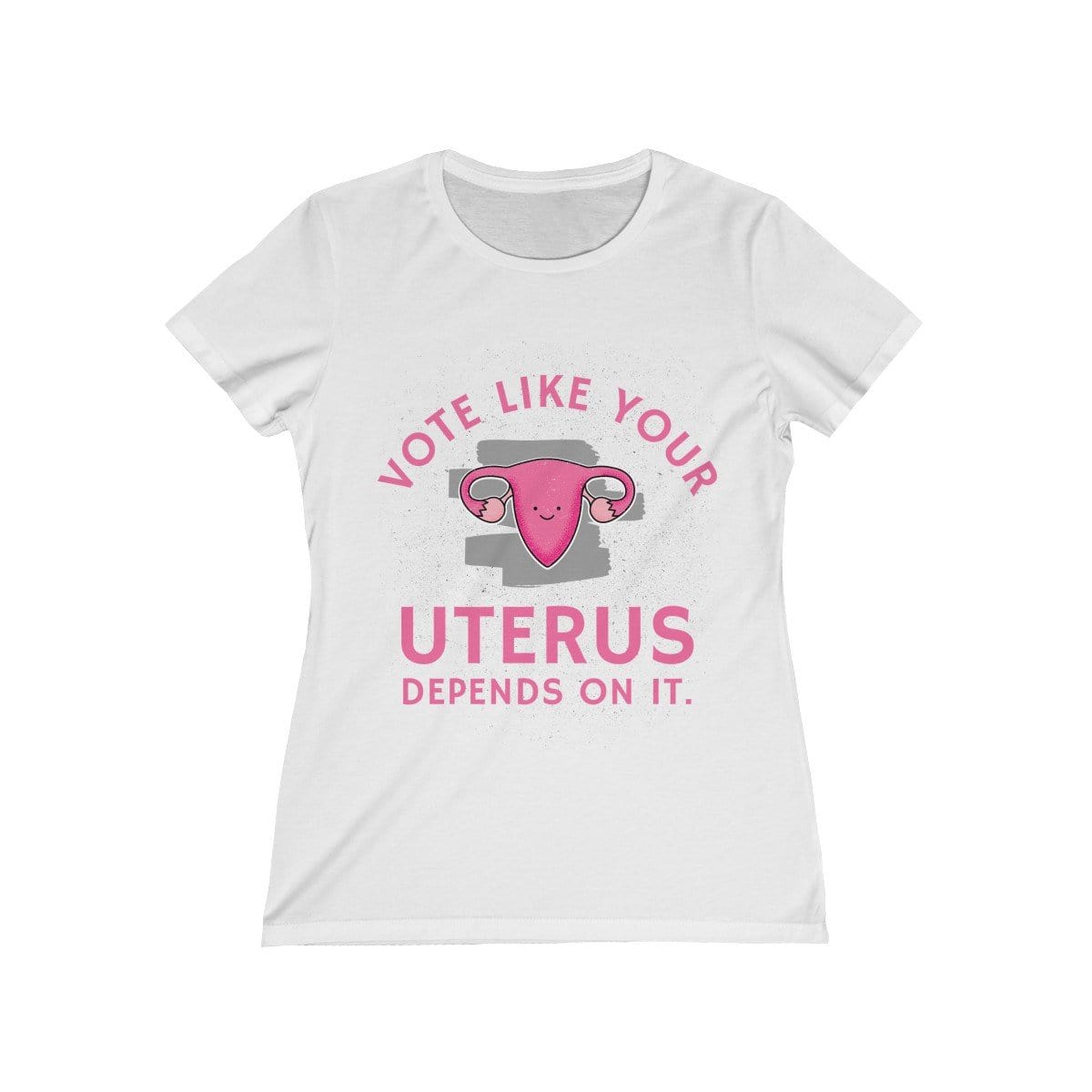 "Vote Like Your Uterus Depends On It" Women's Tee - True Blue Gear
